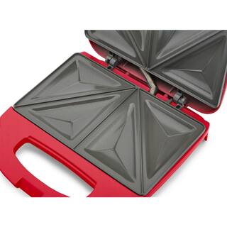 GreenLife Electric Red Sandwich Pro with Non-Stick Coating CC004776-001