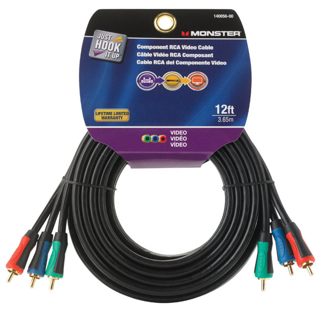 CABLE RGB VIDEO 12' BLK