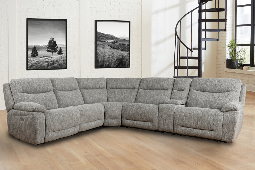 6 Piece Zero Gravity Modular Power Reclining Sectional   Contemporary   Sectional Sofas   by Parker House  Houzz