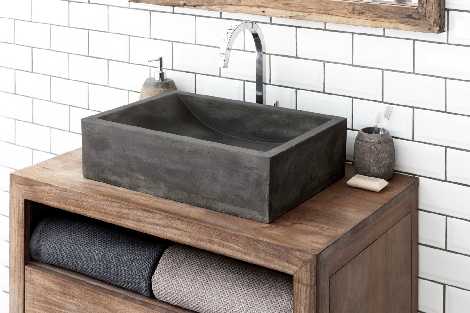 Eldon Rectangular Above Counter Basin