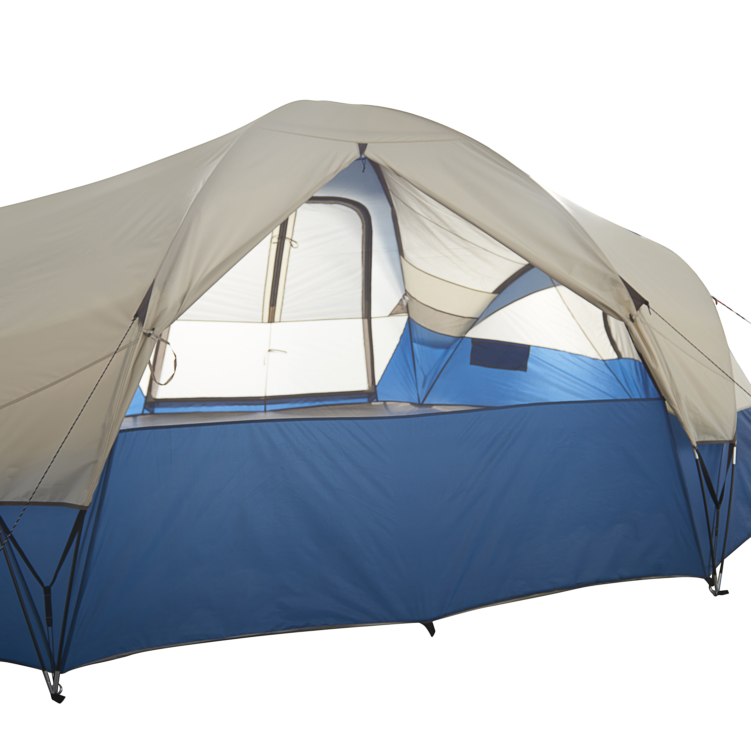 Wenzel Pinyon Blue 10-Person Cabin Tent， 18'x10'