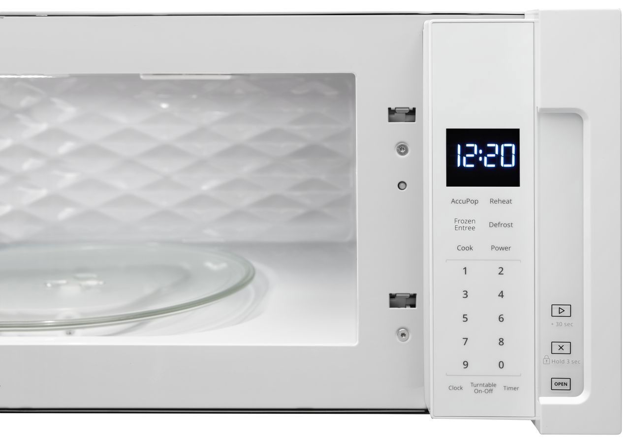 Whirlpool 1.1 Cu. Ft. White Low Profile Microwave Hood Combination