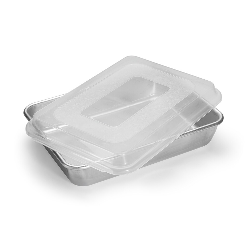 Nordic Ware Natural Aluminum Commercial Cake Pan with Lid