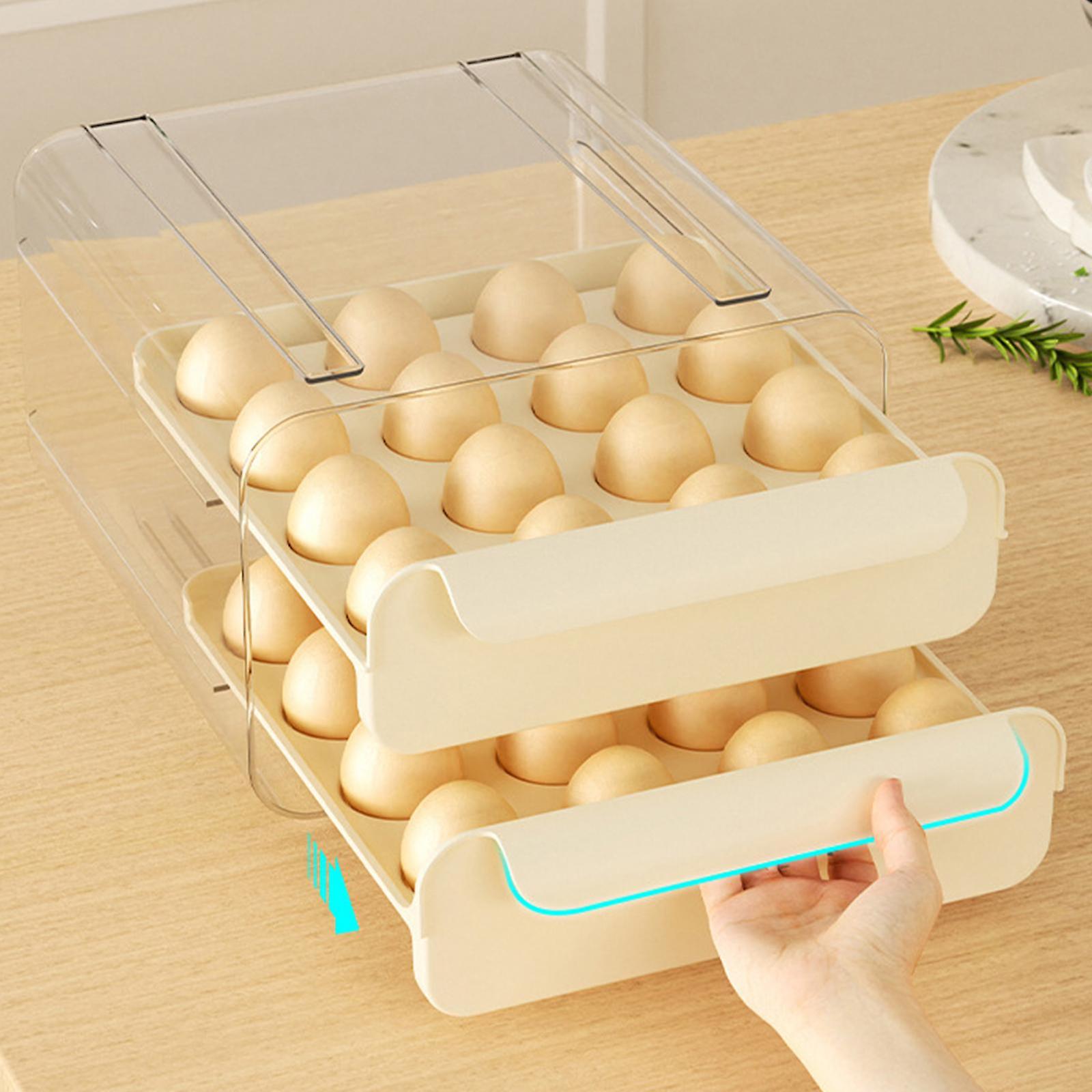 Egg Holder Holds 32 Eggs Eggs Container For Refrigerator Countertop Cupboard