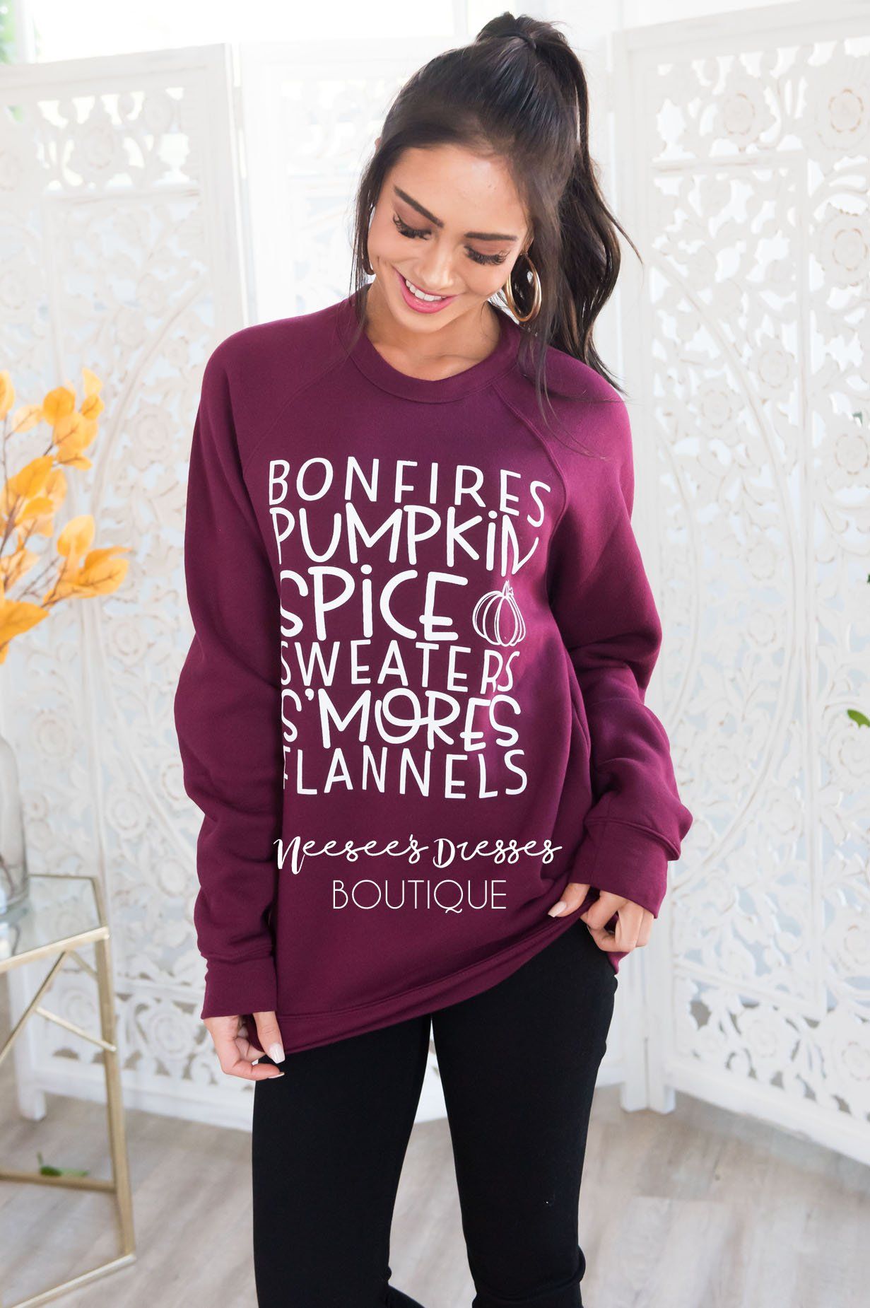 It's All About Fall Modest Sweatshirt