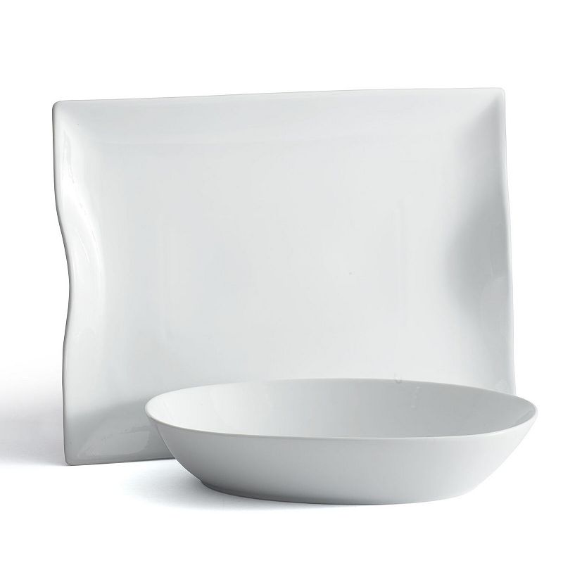 Fitz and Floyd 2-pc. Bowl and Platter Serving Set