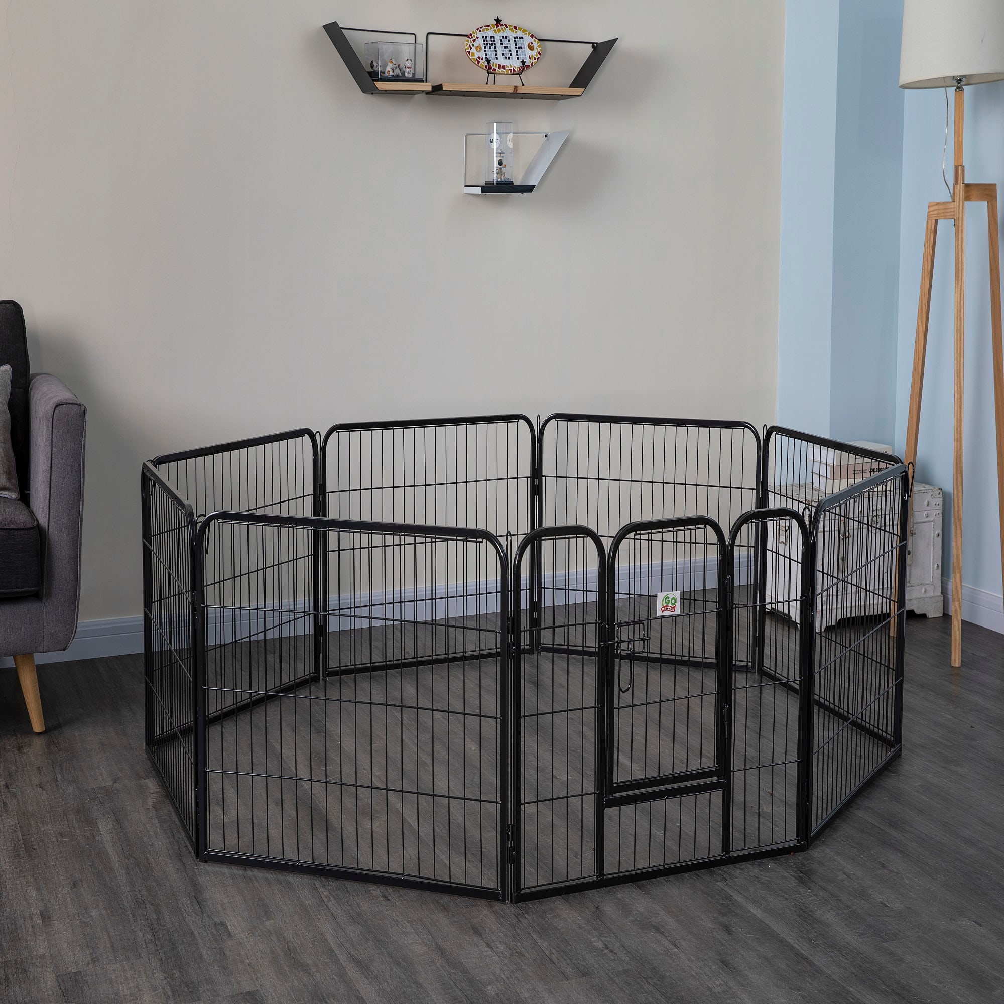 GO PET CLUB Heavy Duty Exercise Pen for Dogs， 32