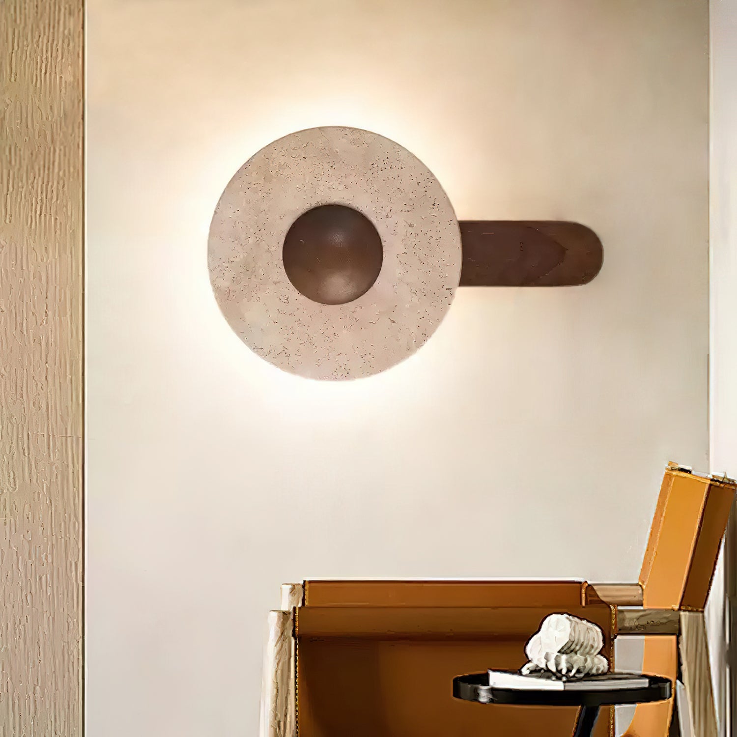 Lunar Wood Wall Lamp