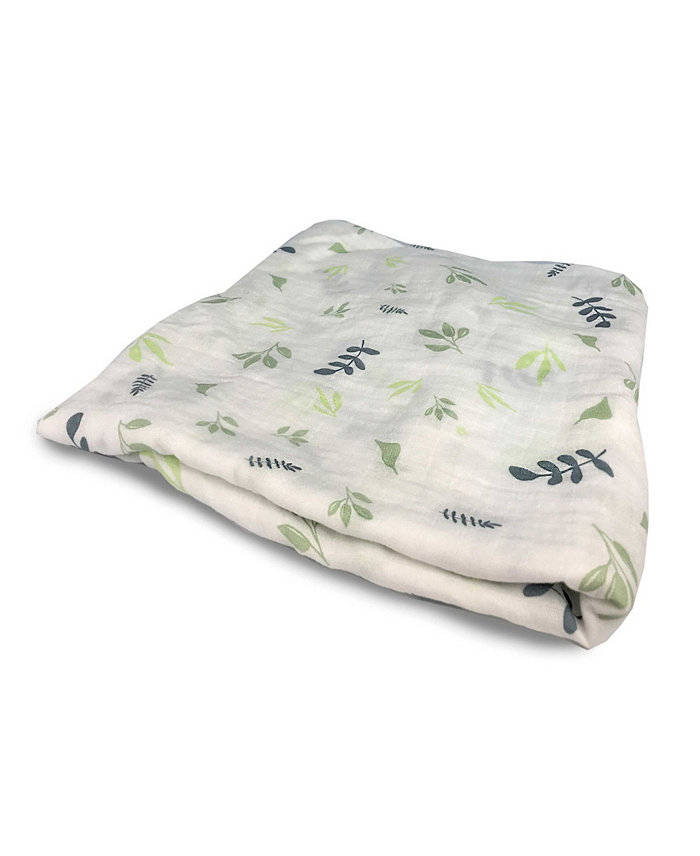 BedVoyage Panda Baby Viscose from Bamboo Muslin Swaddle - Leaf