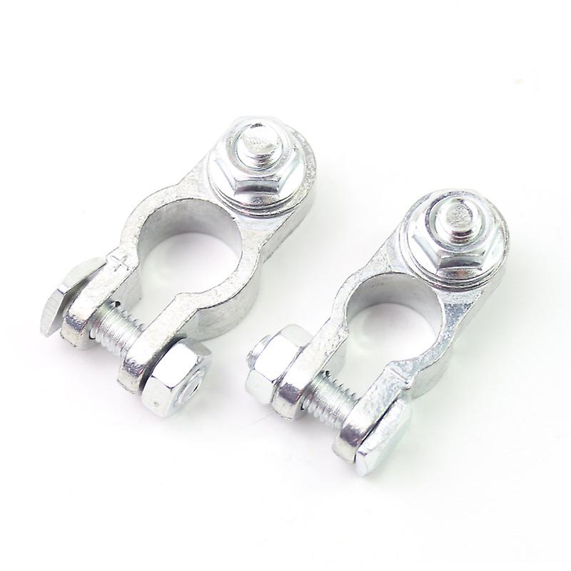 Born Pretty 1pair Zinc Alloy Car Battery Connector Clamp Terminal Clips Screw T0x8 2pcs Positive and Negative Adjustable Conductive Caps