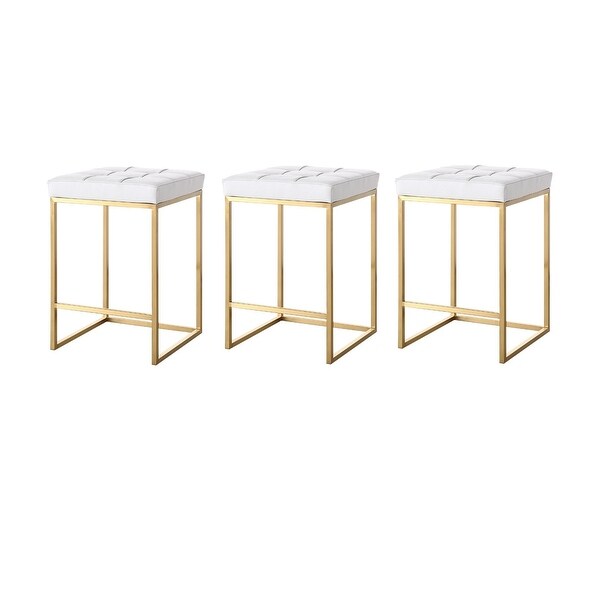 Pipe Gold Counter Stool (Set of 3) - 26