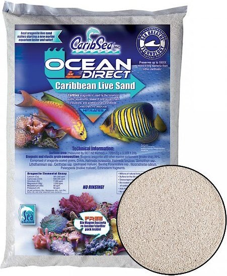 CaribSea Ocean Direct Live Oolite Aquarium Sand