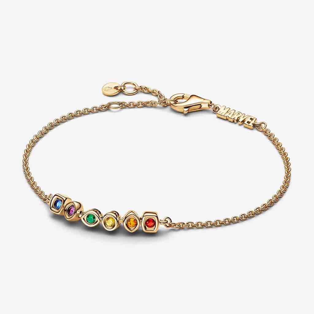 PANDORA  Marvel The Avengers Infinity Stones Chain Bracelet