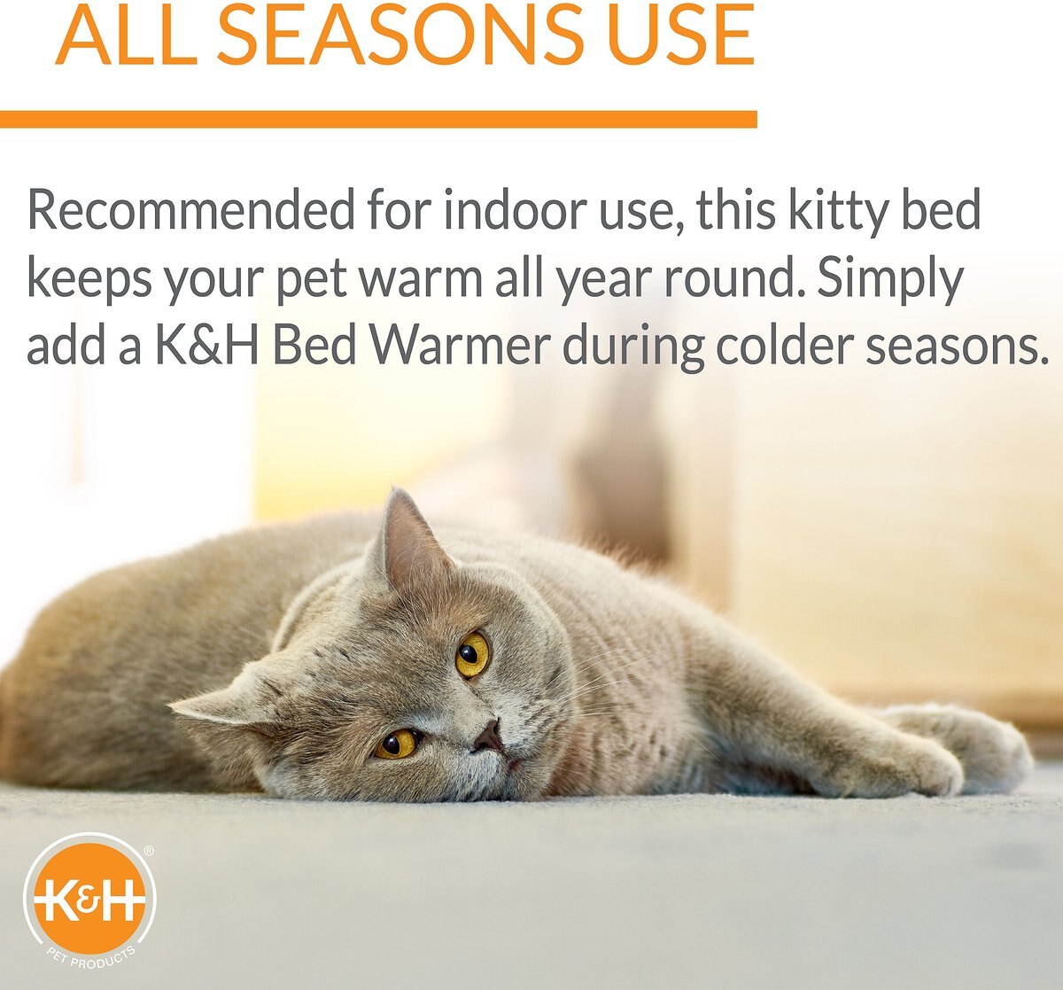 KandH Pet Products Heated Amazin' Kitty Pad