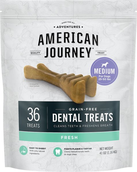 American Journey Medium Grain-Free Fresh Dental Dog Treats