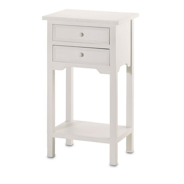 Double Drawer Side Table