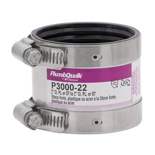 Fernco Proflex 2 in. Neoprene Shielded Coupling P3000-22