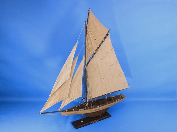 Handcrafted Model Ships R Columbia 30 Wooden Rusti...