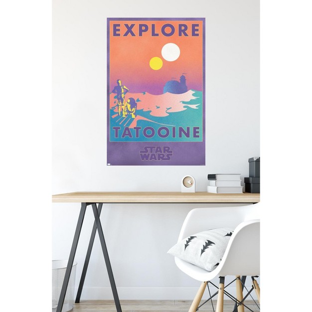 Trends International Star Wars Tatooine Explore Tatooine Unframed Wall Poster Prints