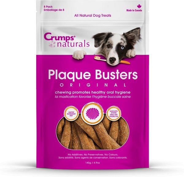 Crumps' Naturals Plaque Busters Original Dental Dog Treats