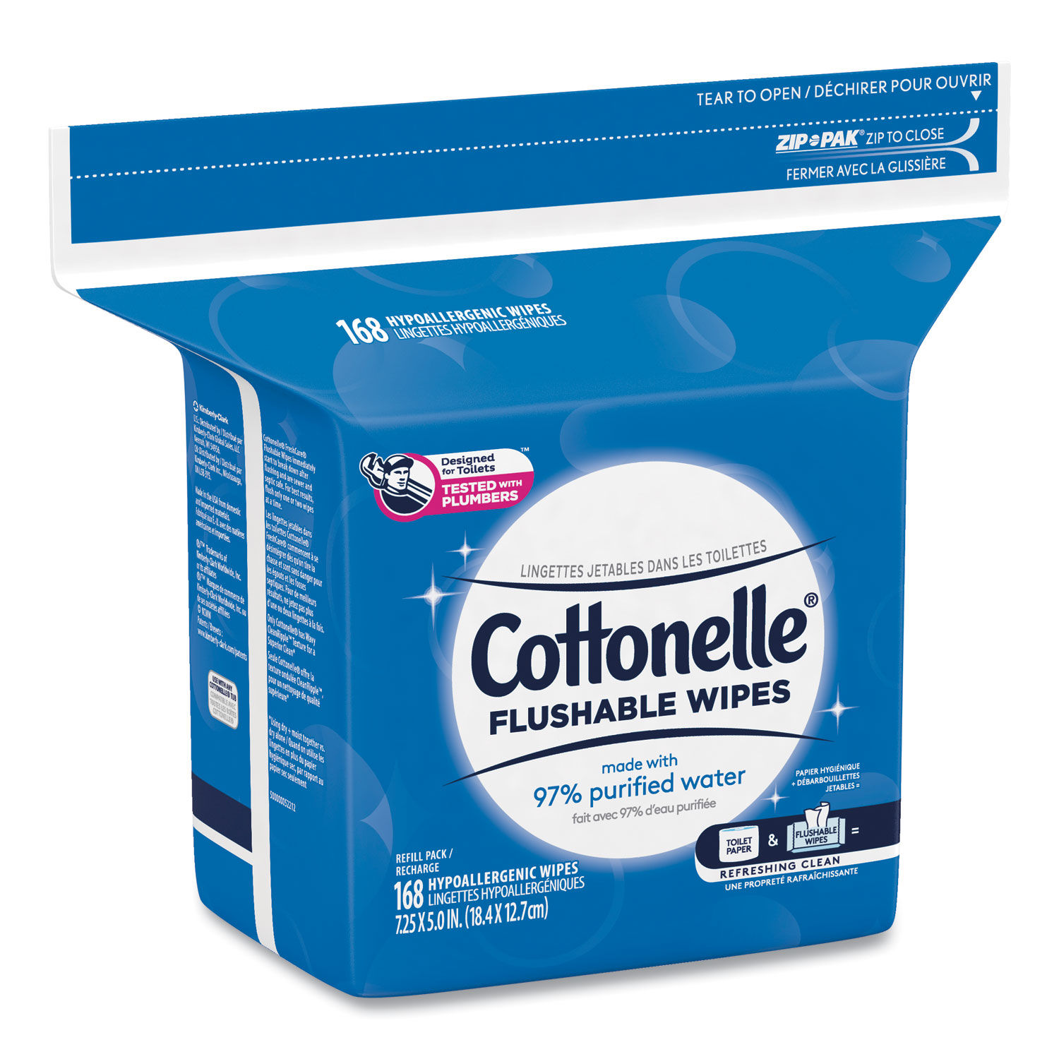 Fresh Care Flushable Cleansing Cloths by Cottonelleandreg; KCC10358CT