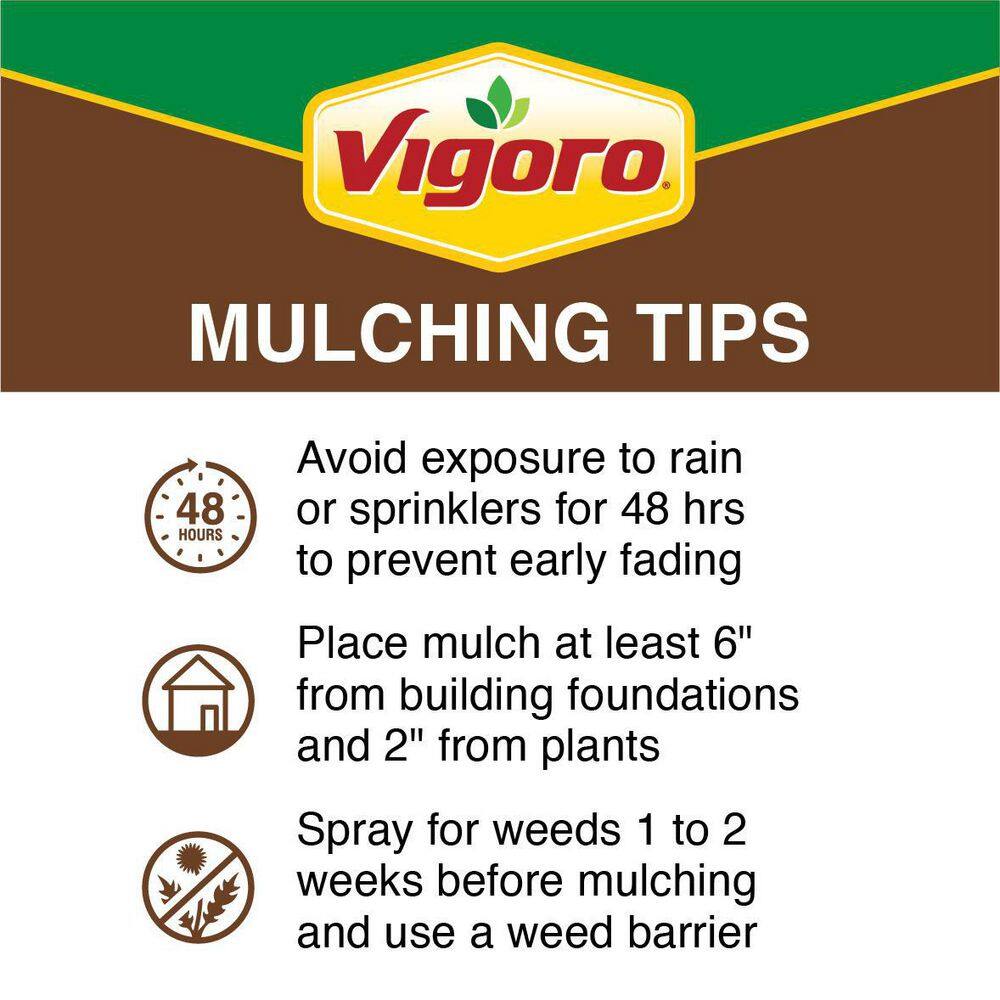 Vigoro 2 cu. ft. Bagged Premium Brown Wood Mulch 52050196