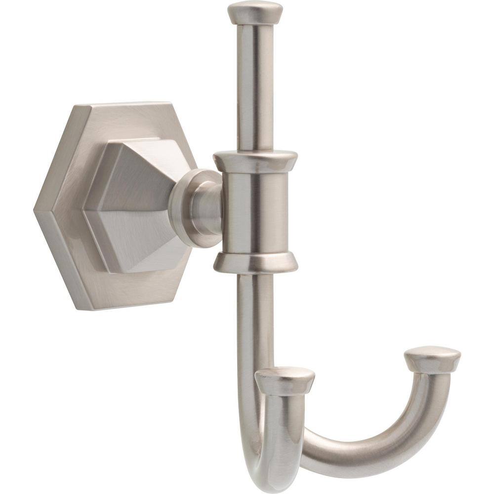 Delta Grandover Towel Hook in SpotShield Brushed Nickel GDR35-BN