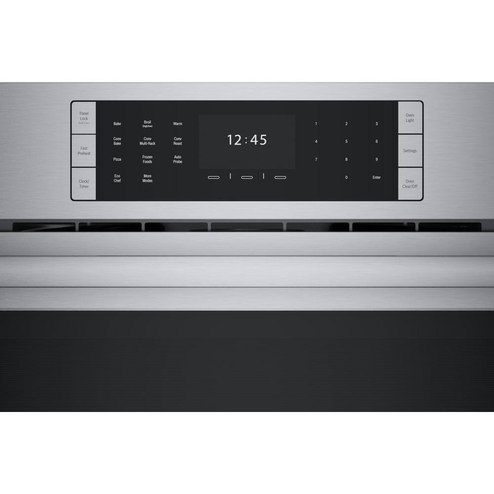 Bosch Benchmark Benchmark Series 30 in. Built-In Single Electric Convection Wall Oven with Air Fry and Self Cleaning in Stainless Steel HBLP454UC