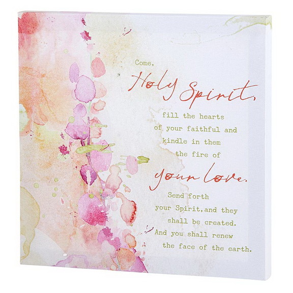 Gerffert J0137 Come  Holy Card Spirit Canvas Box