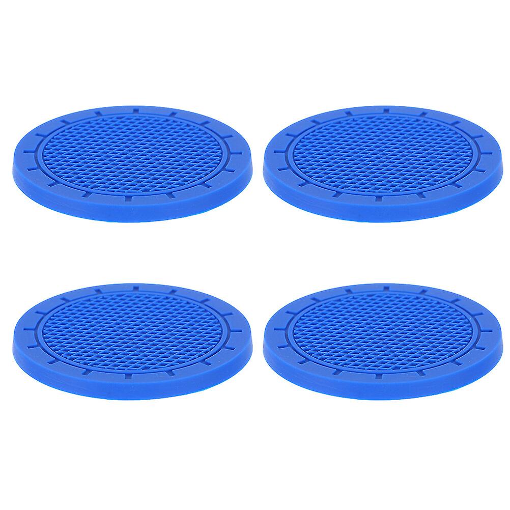 4 Pcs Non-slip Car Coasters Vehicle Cup Holders Auto Cup Anti-skid Coasters