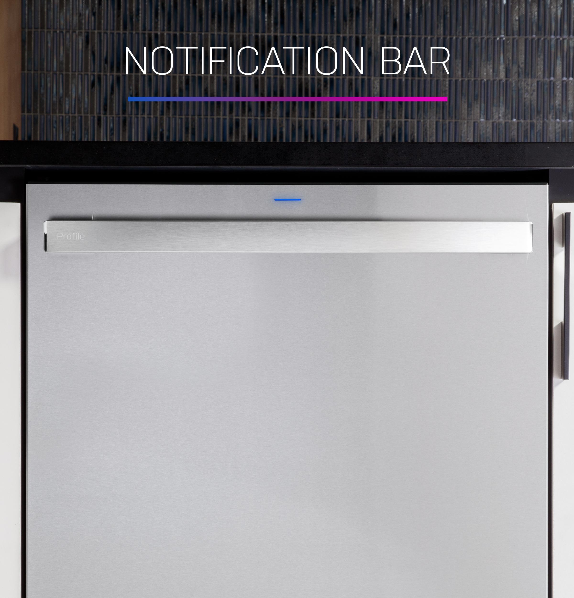 Ge Appliances PDT715SYVFS Ge Profile™ Fingerprint Resistant Top Control With Stainless Steel Interior Dishwasher With Microban™ Antimicrobial Protection With Sanitize Cycle