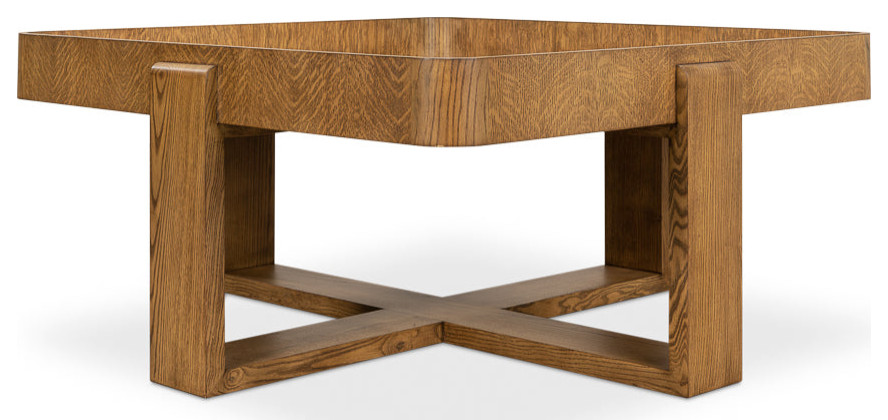 Grand Traytop Cocktal Table Heather Gray   Modern   Coffee Tables   by Sideboards and Things  Houzz