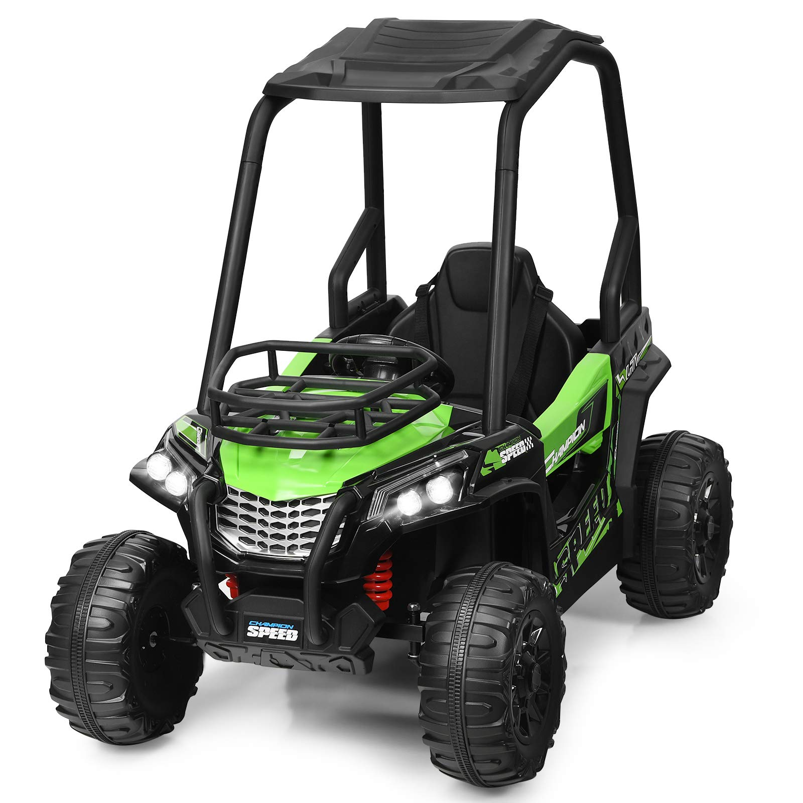 Costzon Ride On Truck, 12V Batter Powered Electric Ride On UTV w/ 2.4 GHZ Remote Control