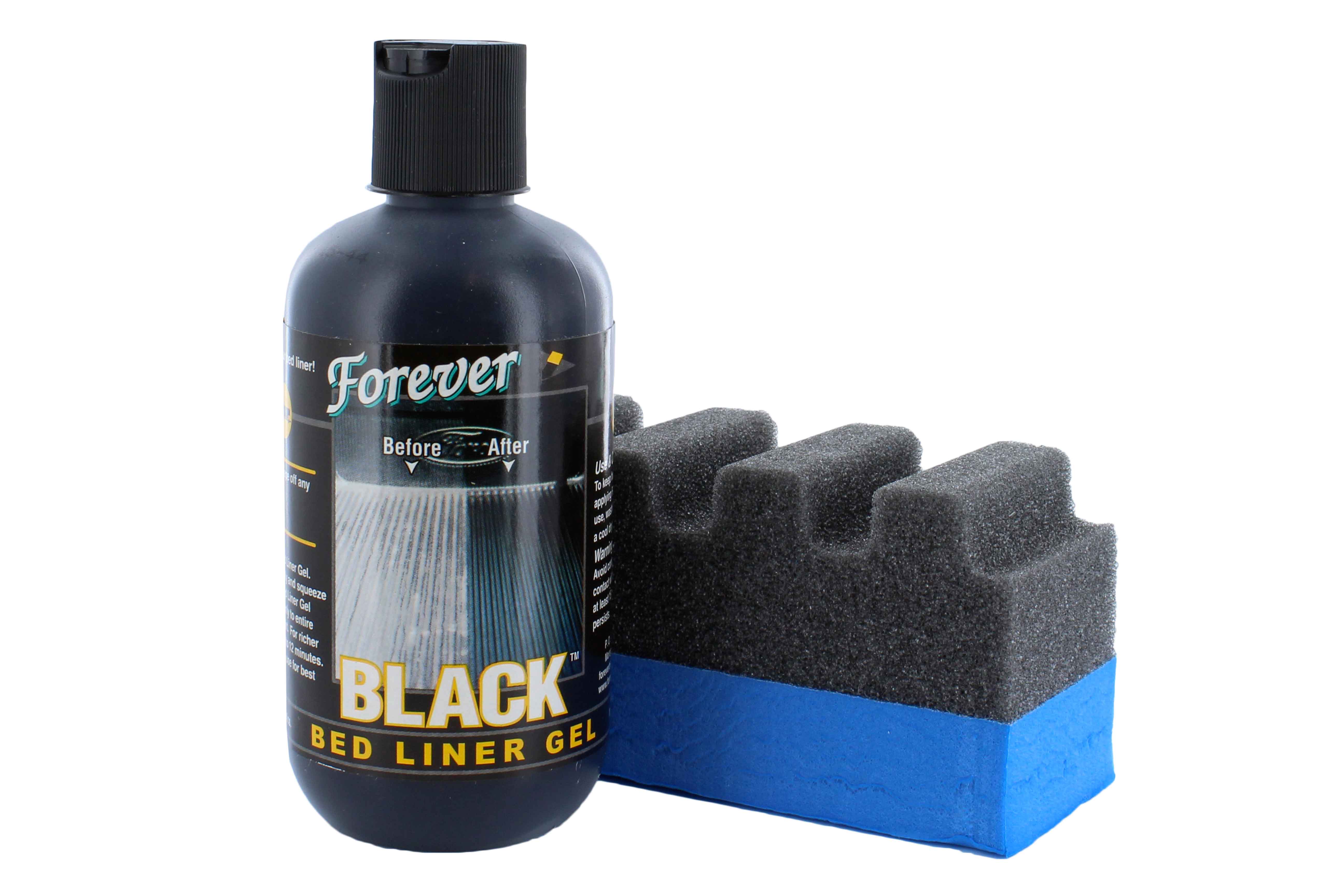 Forever BLACK Truck Bed Liner Gel w/ foam applicator