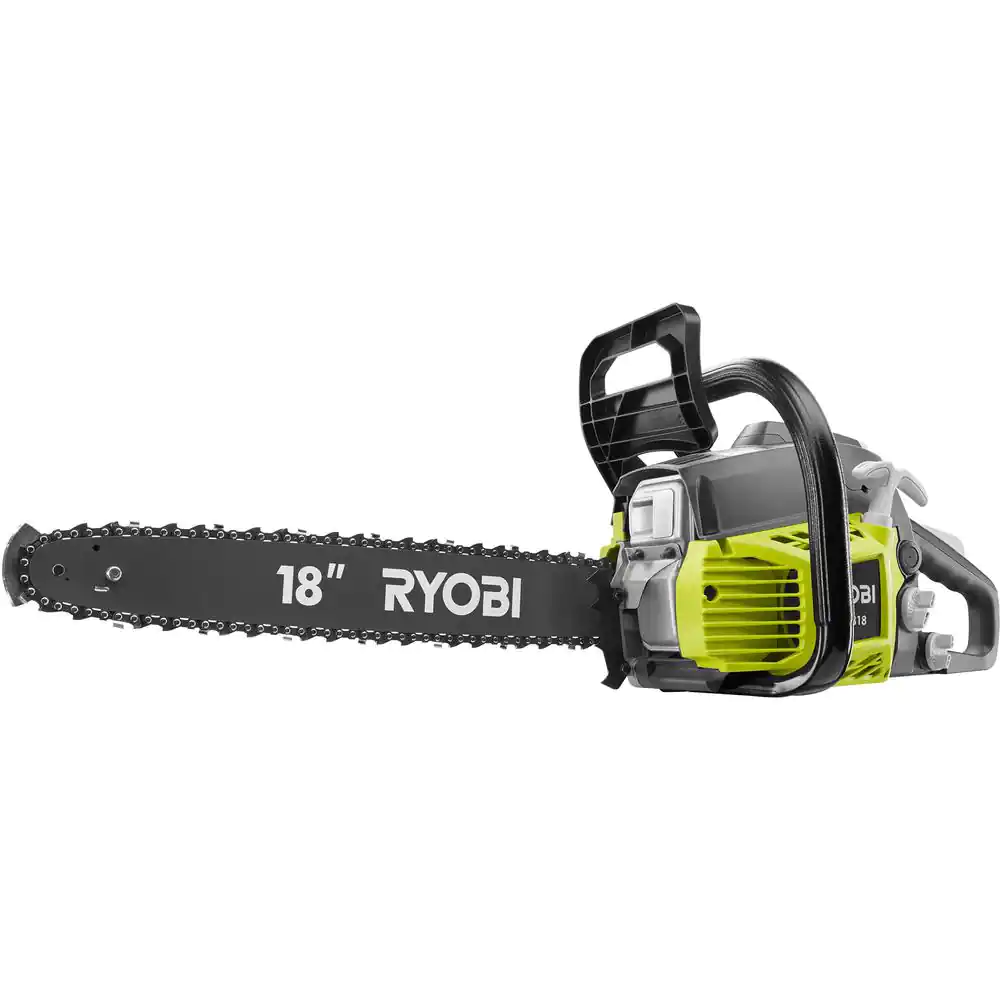 RYOBI RY3818 18 in. 38cc 2-Cycle Gas Chainsaw with Heavy Duty Case