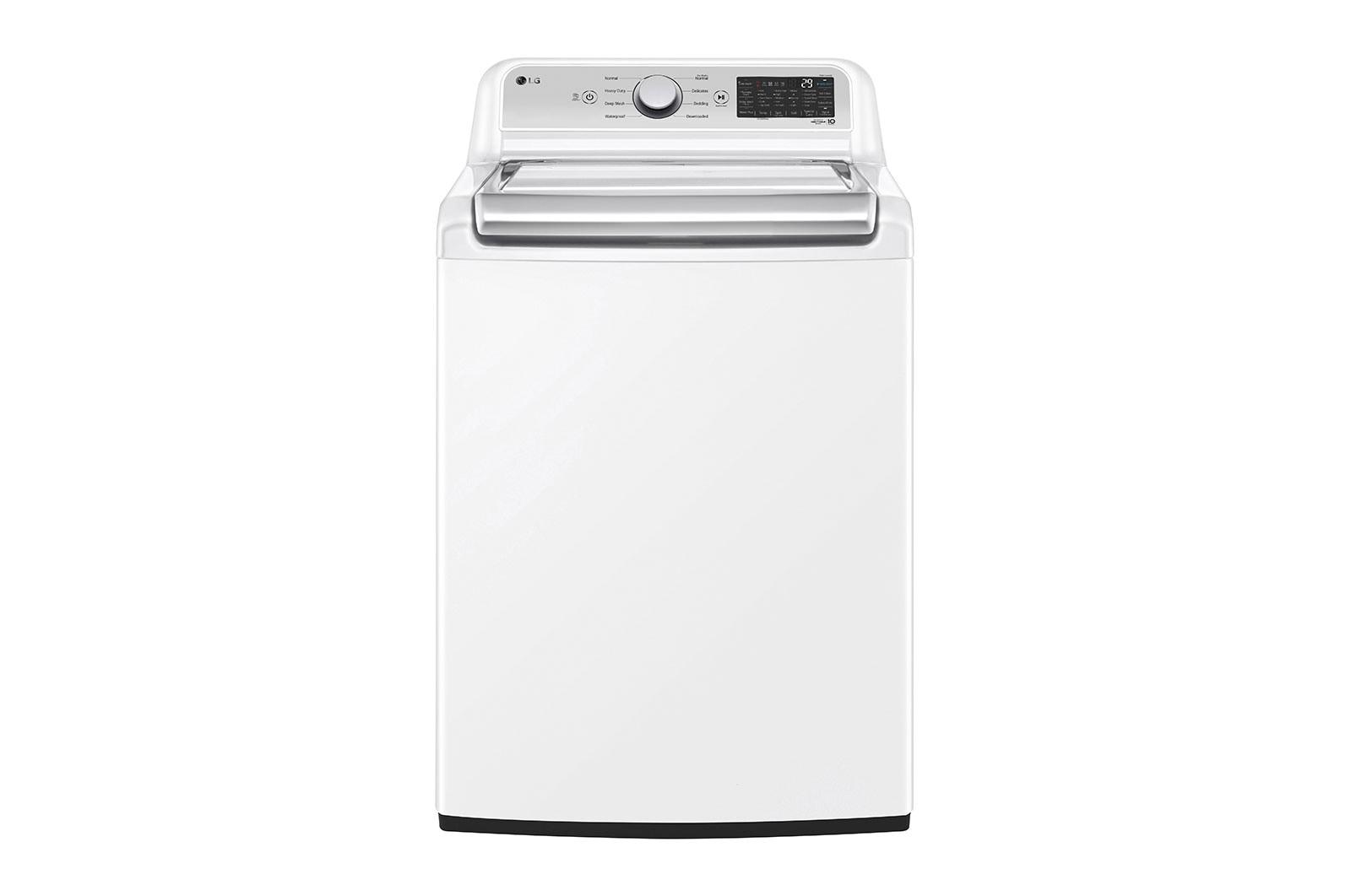 Lg WT7400CW 5.5 Cu.Ft. Mega Capacity Smart Wi-Fi Enabled Top Load Washer With Turbowash3D™ Technology