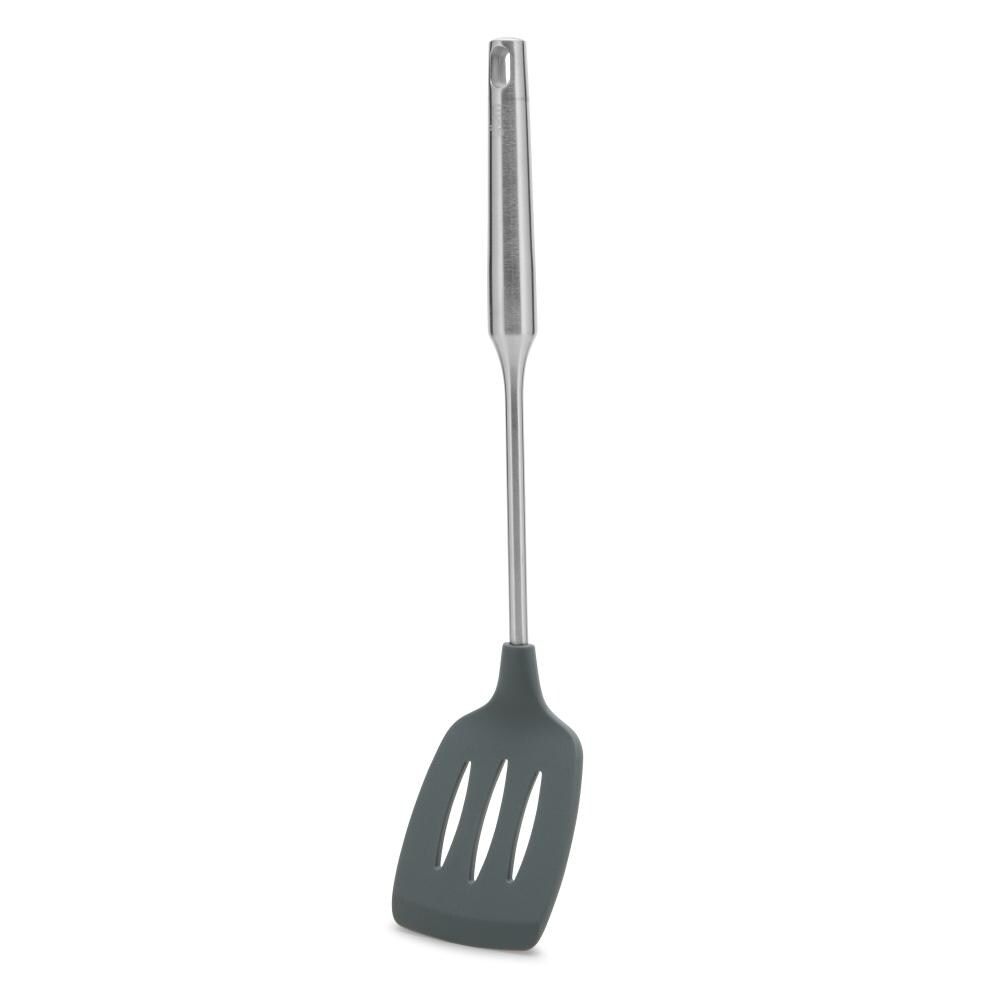 YBM Home Plastic Slotted Turner/Spatula with Stainless Steel Handle  2415   15\