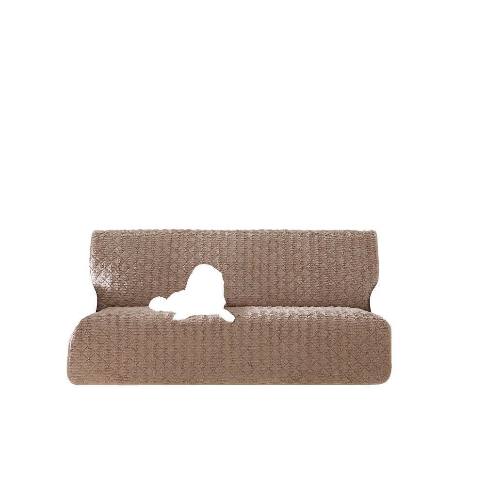 SureFit Alex Quilted Fur Furniture Protector   68x75