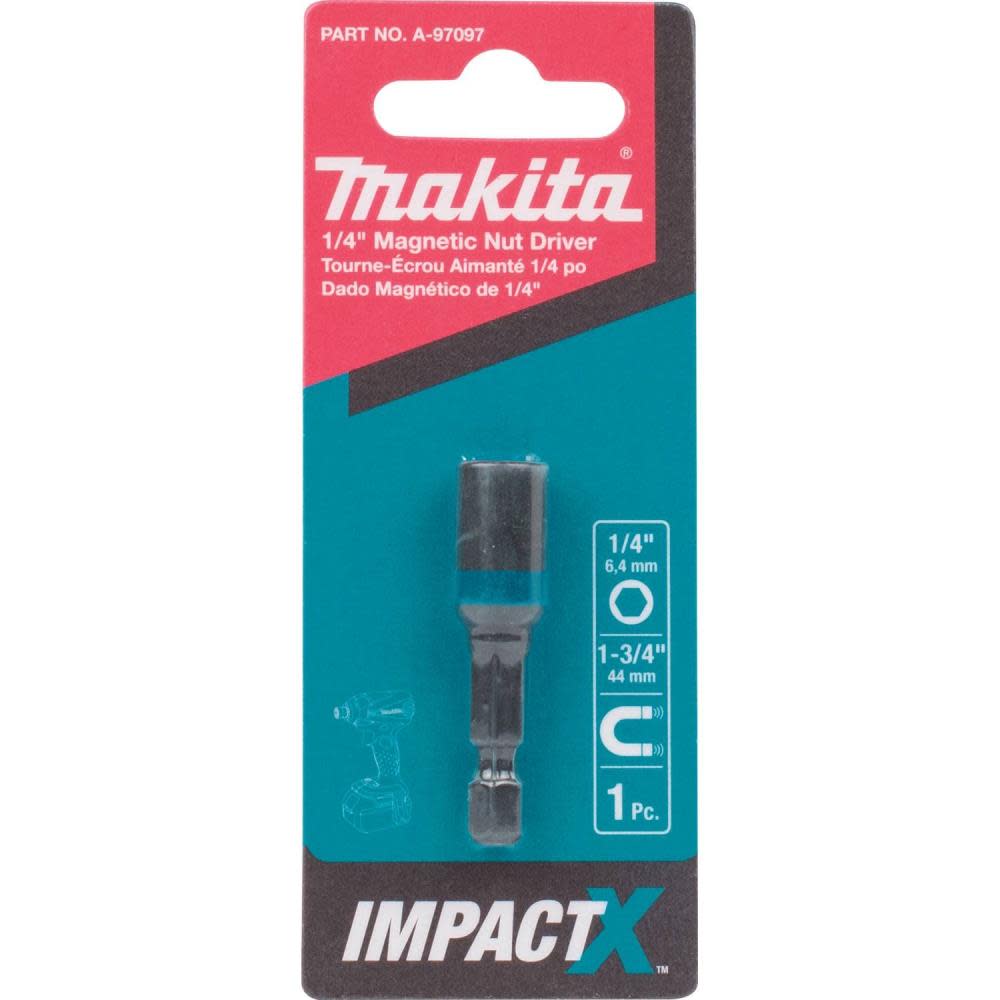 Impact X  1/4″ x 1-3/4″ Magnetic Nut Driver