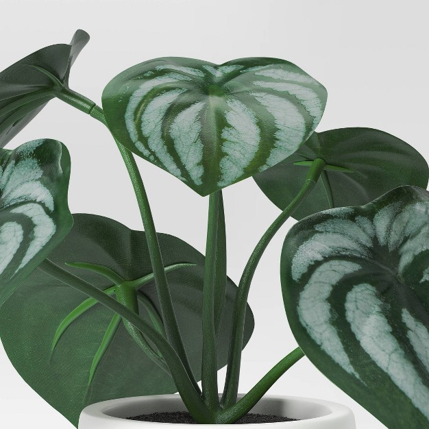 Mini Tabletop Peperomia  Artificial Plant -Quicskcart