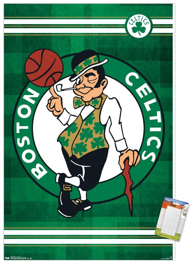 Trends International Nba Boston Celtics Logo 14 Unframed Wall Poster Prints