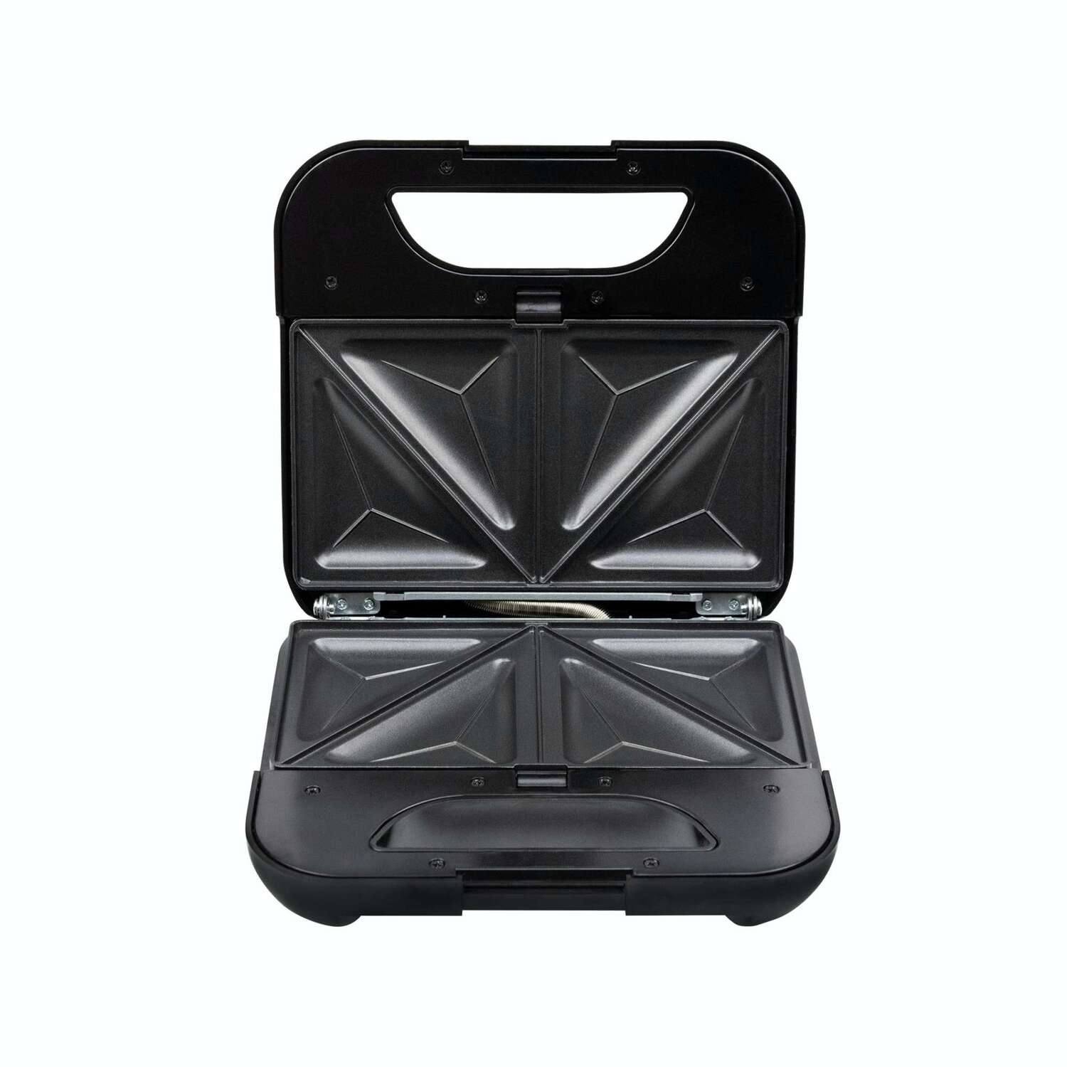 Kalorik Black/Silver Stainless Steel Nonstick Surface 4-in-1 Sandwich Maker