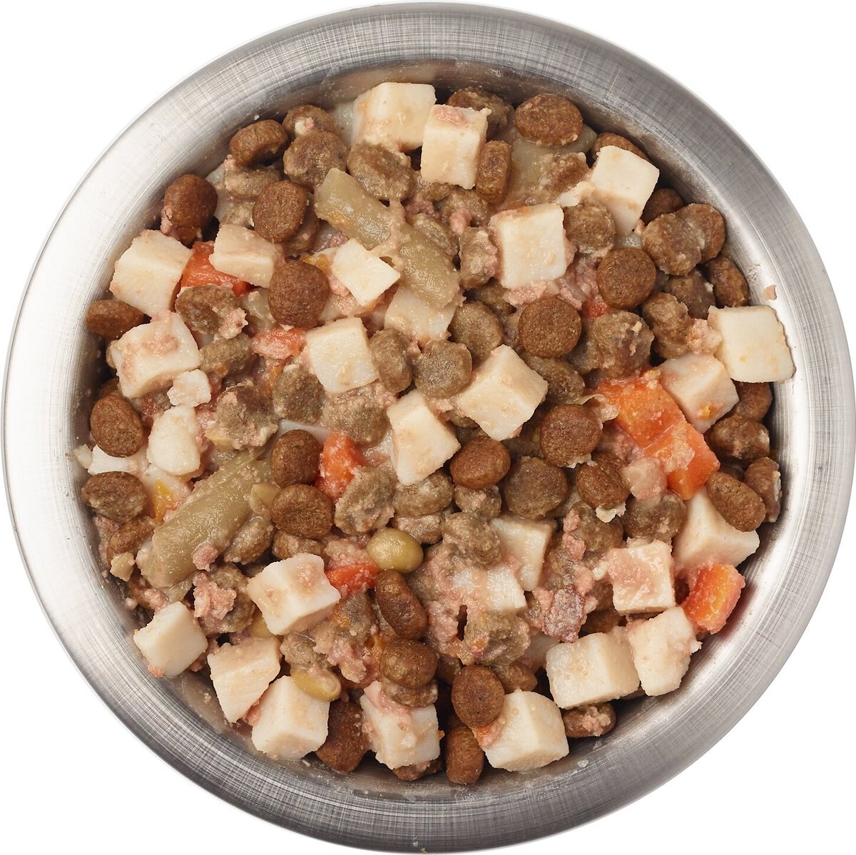 JustFoodForDogs Beef and Russet Potato Stew Recipe Fresh Dog Food Topper， 11-oz pouch， case of 12