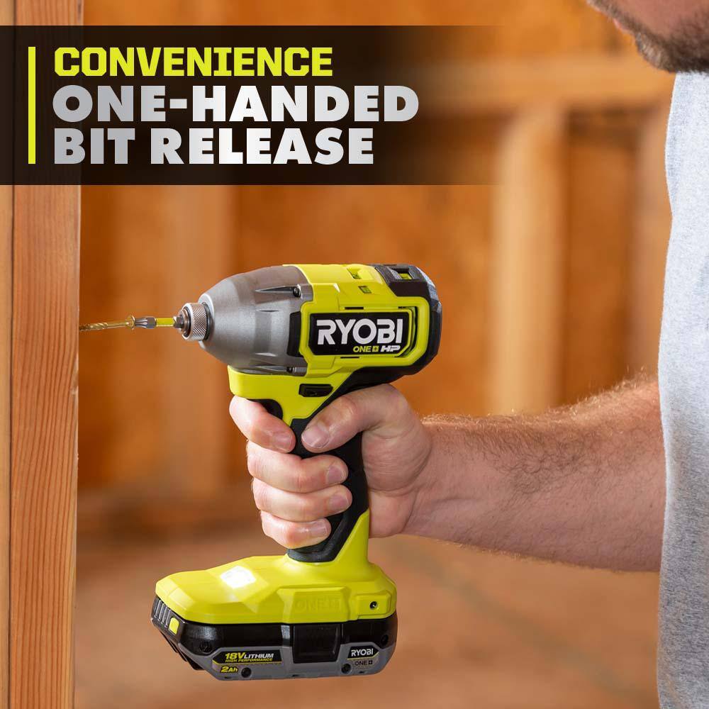 RYOBI ONE+ HP 18V Brushless Cordless 14 in. Impact Driver (Tool Only) PBLID01B