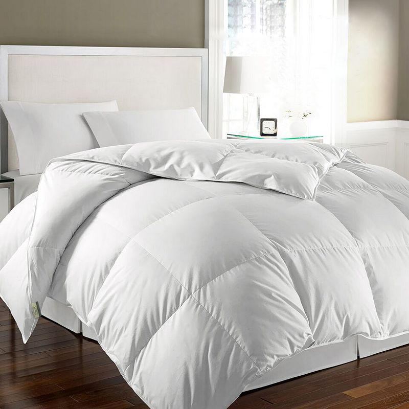 Kathy Ireland White Goose Feather and White Goose Down Comforter