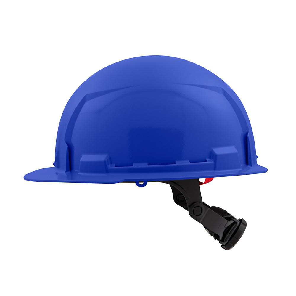 Milwaukee Blue Front Brim Hard Hat with 6pt Ratcheting Suspension Type 1 Class E 48-73-1124 from Milwaukee