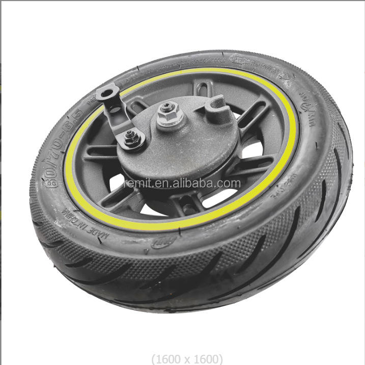 Mijia Ninebt Max G30 Scooter Accessory With 10 Inch Original Front Wheel Belt Tubeless Tire Assembly