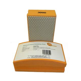 Monster 3000-Grit Diamond Hand Polishing Pads Block Type DHP3000