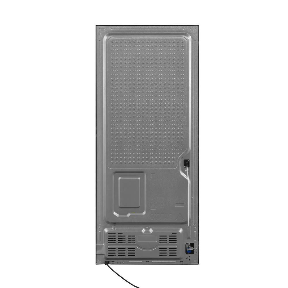 Galanz 29 in. W 16.0 cu. ft. French Door Refrigerator in Stainless Steel Ice Maker GLR16FS2K16