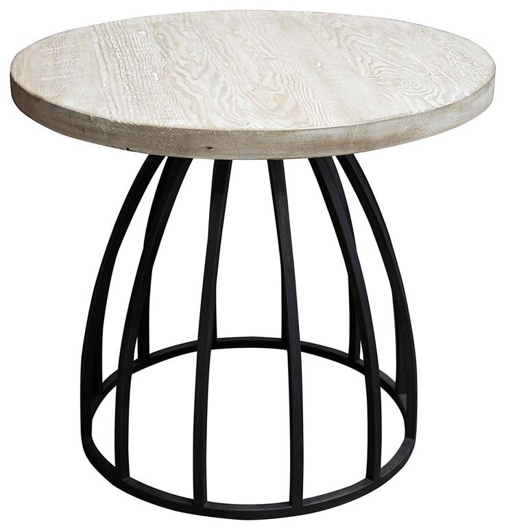 CFC Furniture  Billy Side Table  Reclaimed Lumber Top   Farmhouse   Side Tables And End Tables   by GreatFurnitureDeal  Houzz